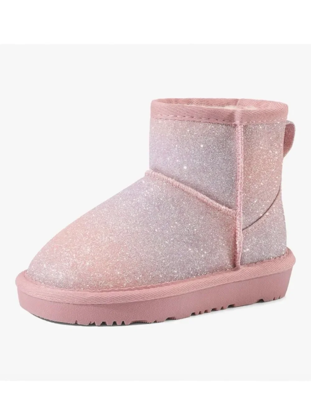 Dream Pairs Kids Faux Fur Lined Winter Ankle Boots Size 12